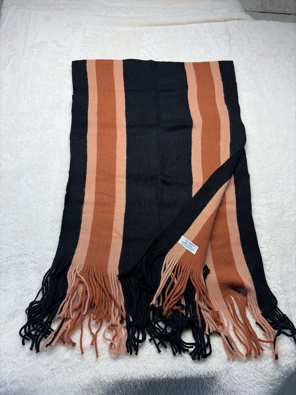 Madewell Interstripe Cape Scarf Acrylic made in Japan 22”x72”